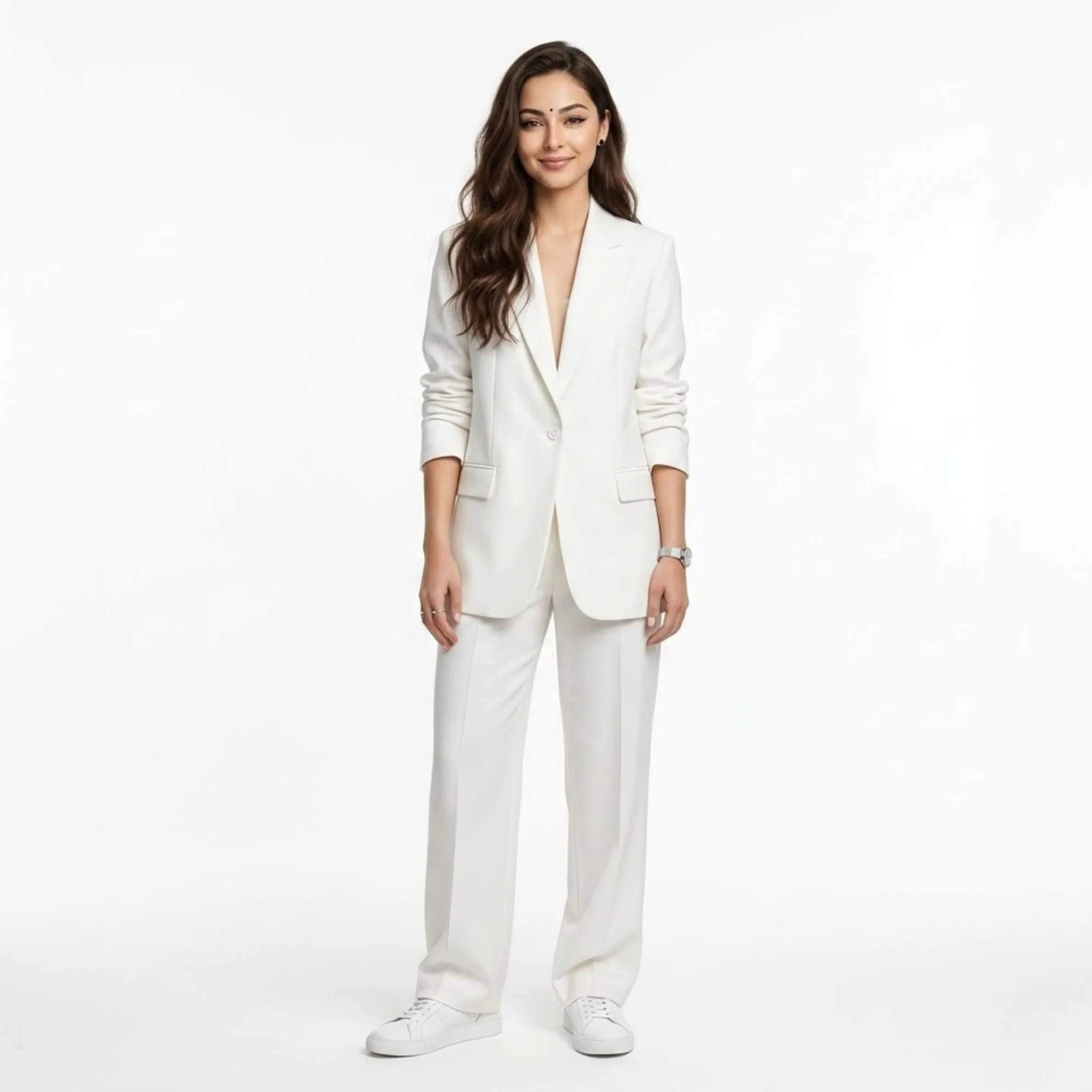 The Minimalist Power Suit AI prompt example
